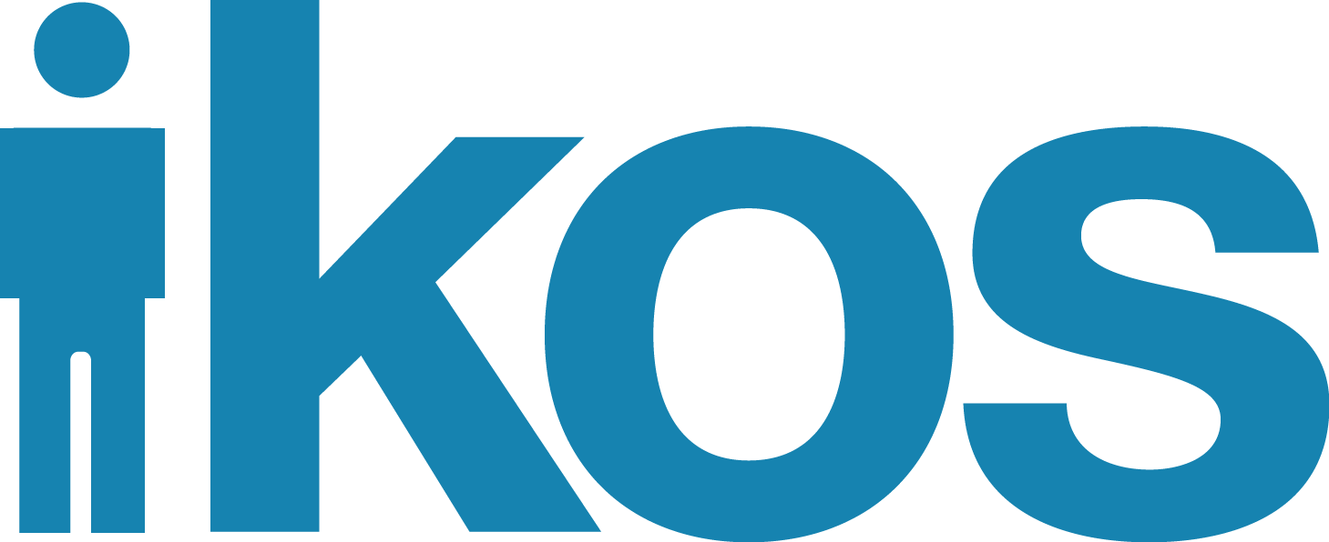 Logo IKOS bleu ikos - stakeholder logo